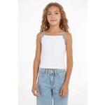 Calvin Klein Jeans Top Logo Tape IG0IG02436 bílá – Zboží Dáma