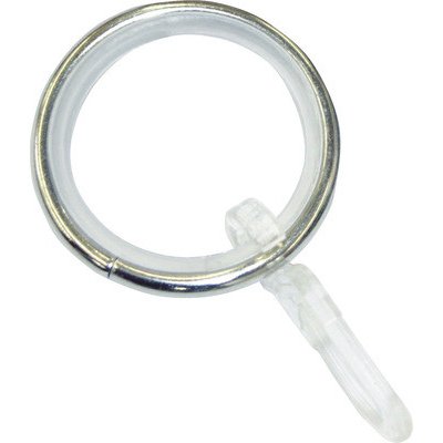 Gardinia Záclonové kroužky Kreta s kluznou vložkou vzhled nerezu 12 cm x 3 cm – Hledejceny.cz