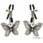 Pipedream Skřipce na bradavky s motýlky Butterfly Nipple Clamps – Zboží Dáma