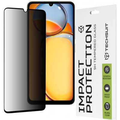 Techsuit 111D Privacy Full Glue Privacy tvrzené sklo pro Xiaomi Redmi 13C 4G / Redmi 13C 5G / Poco C65 KF2325474 – Zboží Živě