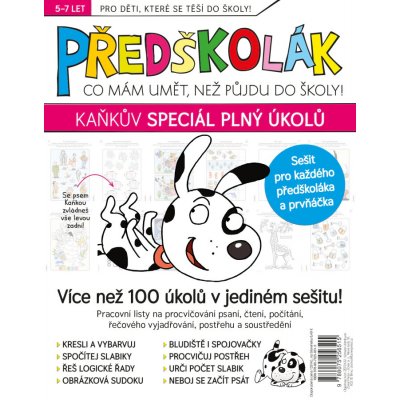 Předškolák Kaňkův speciál plný úkolů – Hledejceny.cz