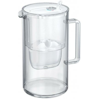 Aquaphor Glass bílá skleněná + 4 ks filtru Maxfor+ Mg – Zboží Mobilmania