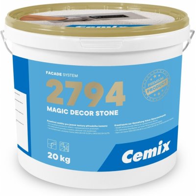 Cemix 2794 MAGIC DECOR STONE Omítka dekorativní 379 20 kg – Zboží Mobilmania