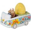 Villeroy & Boch Bunny Tales velikonoční dekorace, zajíčci řídí minibus