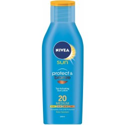 Nivea Sun Protect & Bronze intenzivní mléko na opalování SPF20 200 ml