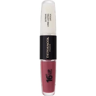 Dermacol Dlouhotrvající dvoufázová barva na rty a lesk 16H Lip Colour Extreme Long-Lasting Lipstick 35 4 + 4 ml – Hledejceny.cz