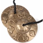 BODHI Tibetské meditační činely ornamenty Ø 7,5 cm – Zboží Dáma