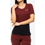 Salewa PUEZ SPORTY DRY T-SHIRT W syrah – Sleviste.cz
