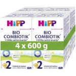 HiPP 2 Combiotik kojenecké mléko BIO 4 x 600 g – Zbozi.Blesk.cz
