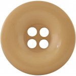 Knoflík čtyřdírkový - 44" - 27,94mm - různé barvy Knoflík čtyřdírkový - 44 - 27,94mm: 1117 Velbloudí béžová – Zboží Dáma