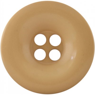 Knoflík čtyřdírkový - 44" - 27,94mm - různé barvy Knoflík čtyřdírkový - 44 - 27,94mm: 1117 Velbloudí béžová – Zboží Dáma