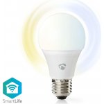 Nedis Wi-Fi Smart Bulb E27 9W LED žárovka , pro chytrý dům, E27, A60, 9W, 230V, 806lm, teplá až studená bílá, bílá WIFILRW10E27 – Zboží Mobilmania