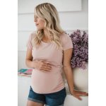 Kojící tričko Milk Shirt Powder Pink – Sleviste.cz