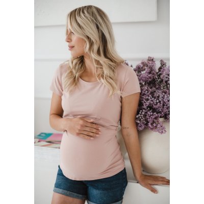 Kojící tričko Milk Shirt Powder Pink – Sleviste.cz