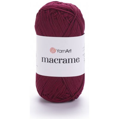 Yarn Art příze Macrame_M145 bordó – Zboží Dáma