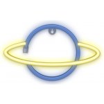 Forever dekorativní LED neon Saturn modro-žlutá RTV100228 – Hledejceny.cz
