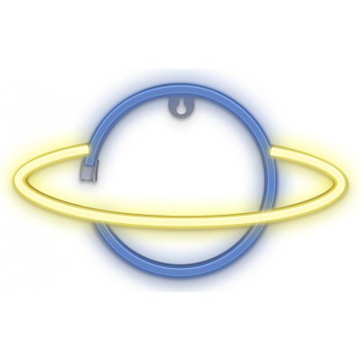 Forever dekorativní LED neon Saturn modro-žlutá RTV100228 – Hledejceny.cz