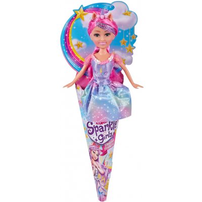 Alltoys Víla jednorožec Sparkle Girlz v kornoutku