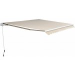 Outsunny markýza se skládacím ramenem Nastavitelná 4,5 x 3 m béžová – Zbozi.Blesk.cz