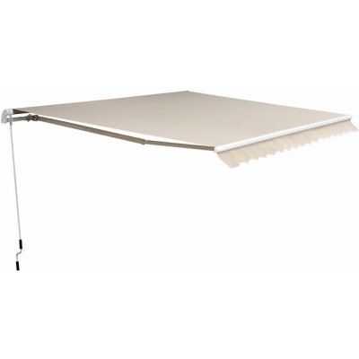 Outsunny markýza se skládacím ramenem Nastavitelná 4,5 x 3 m béžová – Zbozi.Blesk.cz