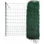 KERBL Síť vodivá pro drůbež 106 cm, 25 m, 2 hroty, zelená