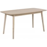 Actona Jídelní stůl Nagano skandinávský dřevěný obdélníkový 150 x 80 cm bělený – Sleviste.cz