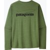 Rybářské tričko, svetr, mikina Patagonia Cap Cool Daily Graphic-Waters Longsleeve casting logo/terrain green x-dye