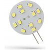 Žárovka Spectrumled LED G4 12V 2W 12 LED Studená bílá 30MM