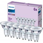 Philips 6x LED halogenové žárovky GU10 PAR16 3,5W = 35W 275 lm 4000K Neutrál – Hledejceny.cz