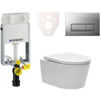 Geberit Závěsný WC set k zazdění + WC SAT Brevis SIKOGE1W8 – Zboží Dáma