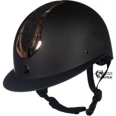 HKM Přilba ILLUSION Černá stříbrná – Hledejceny.cz