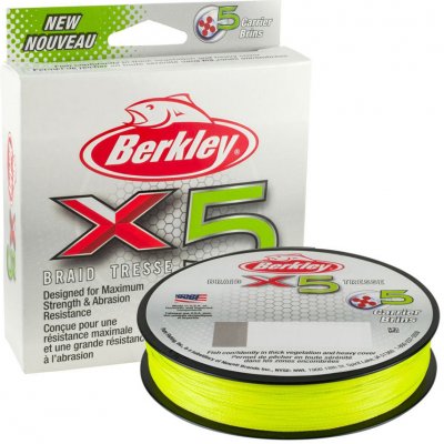 Berkley X5 yellow 150 m 0,25 mm 27 kg – Zboží Mobilmania