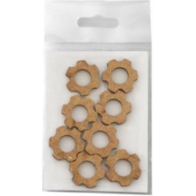 Daily ART Výřezy z HDF Ozubená kola B 8 ks 2,5 cm sada – Sleviste.cz