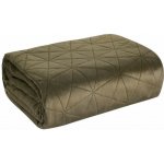 Mondo Italia Sametový přehoz na křeslo Luiz3 hnědý Hnědá 70x160 cm – Zboží Mobilmania