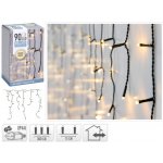 Euro Habitat LED rampouchové osvětlení 90 LED - teplá bílá, pro interiér i exteriér, zelený kabel – Hledejceny.cz