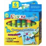 Matyska Creatoys Fixy na textil 6 ks vypratelné 134128 – Zboží Mobilmania