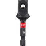 Milwaukee Shockwave Hex 1/4" x 1/2" Houževnatý nástrčný adaptér vnější 6hran x 4hran – Sleviste.cz