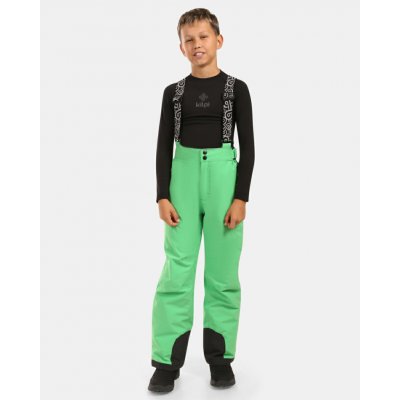 Kilpi MIMAS-J Dětské lyžařské kalhoty zelená – Zboží Dáma