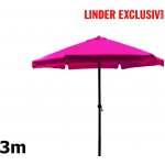 Zahradní slunečník LINDER EXCLUSIV 300 cm MC2002 Burgundy – Hledejceny.cz