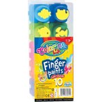 Patio Prstové barvy s razítky Colorino 10 ks – Zboží Dáma