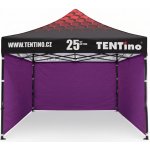 TENTino STEEL HEXAGON 3x3m 15A - FIALOVÁ, konstrukce + střecha TENTino + 4x boční strana – Hledejceny.cz