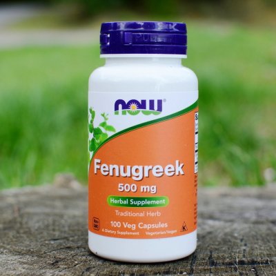 Now Foods Foods Fenugreek Pískavice řecké seno 500 mg 100 rostlinných kapslí – Hledejceny.cz