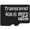 Paměťová karta Transcend microSDHC 4 GB Class 10 TS4GUSDC10