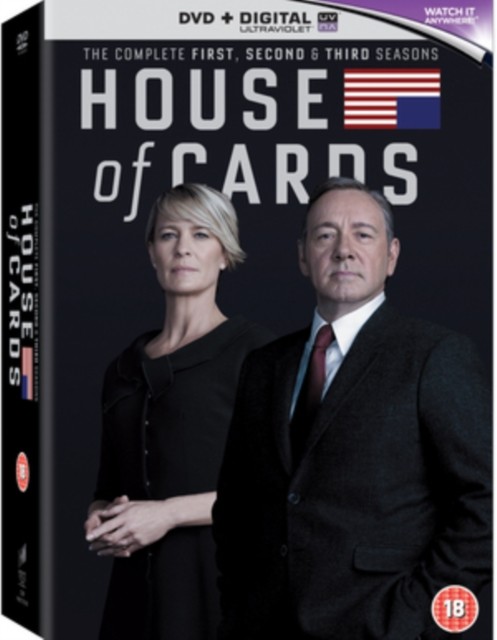 House of Cards - Season 1-3 DVD