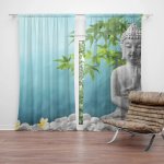 Závěsy Buddha: 2 ks - 140x250 cm - Sablio – Hledejceny.cz