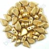 Dětský korálek Amos® par Puca®, light gold mat, 8x5x3 mm