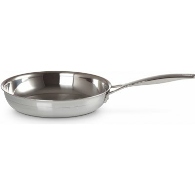 Le Creuset Pánev na smažení CLASSIC 24 cm, stříbrná, nerezová ocel – Zboží Mobilmania