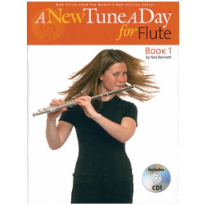 Hal Leonard A NEW TUNE A DAY FLUTE BOOK 1 NOTY NA PŘÍČNOU FLÉTNU +CD