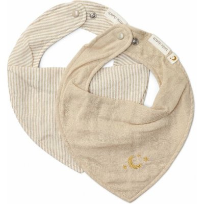 Little Dutch Bryndáček bandana 2 ks Pure Soft Beige – Zboží Mobilmania