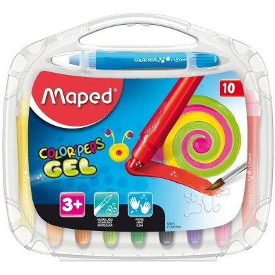 Maped Gelové pastelky Color'Peps Gel 10 ks – Sleviste.cz